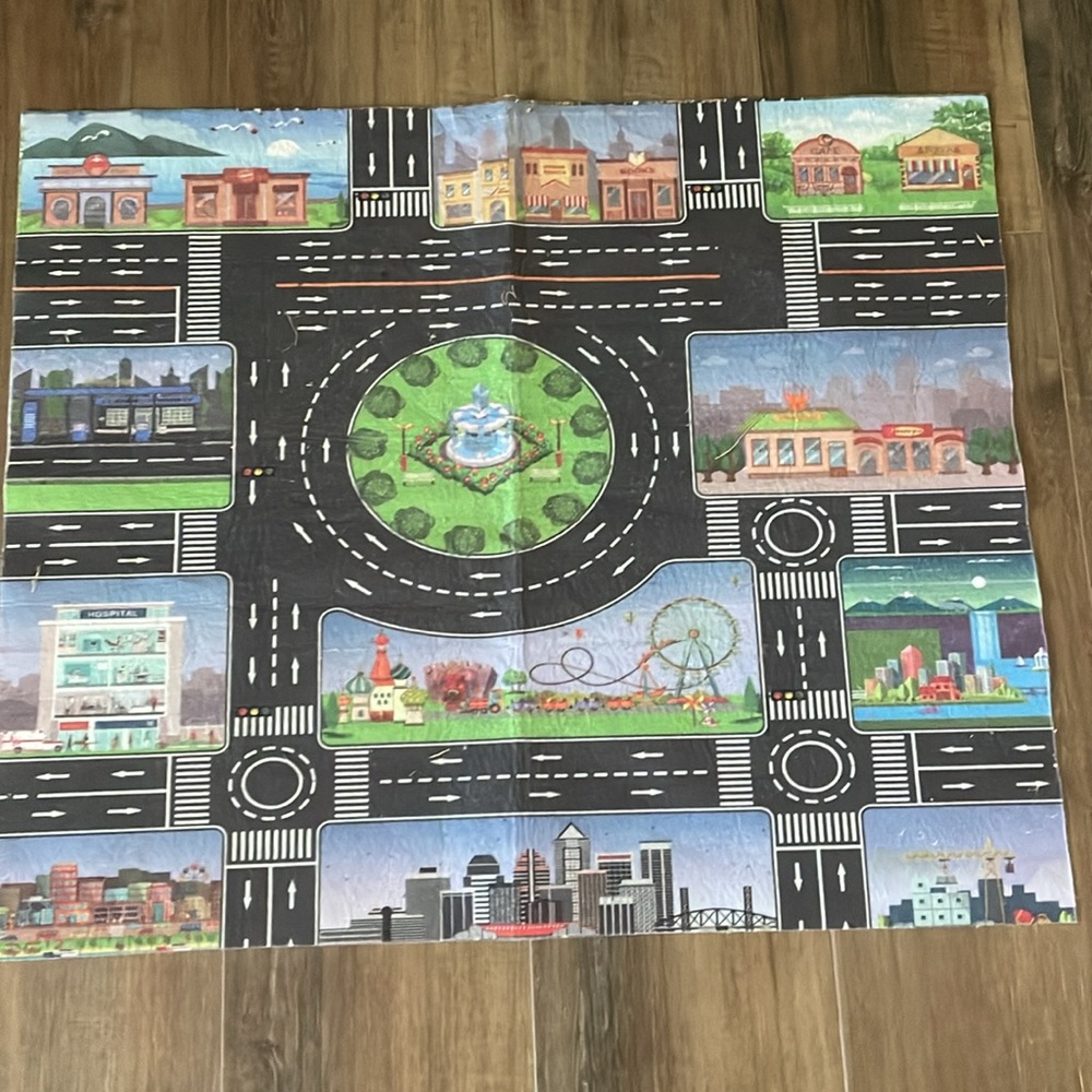 Diecast Racing Cars Activity Play Mat - Picture 3 of 3